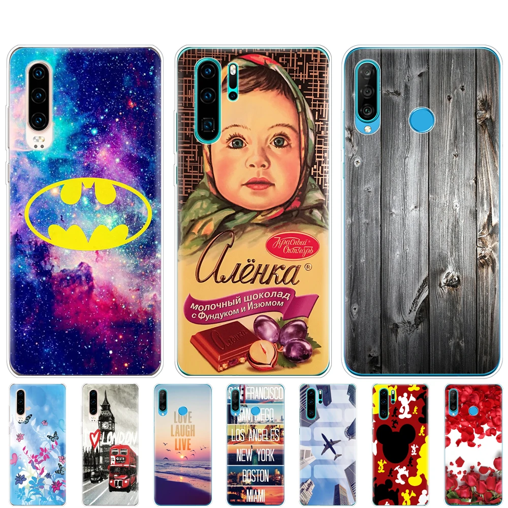 Чехол для huawei P30 Pro Чехол huawei P30Pro чехол Силиконовый ТПУ для телефона чехол-накладка на huawei P30 Pro VOG-L29 ELE-L29 P 30 Lite чехол