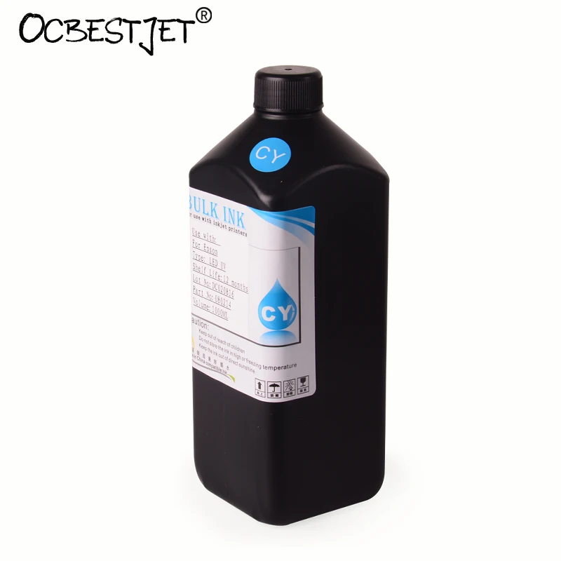 1000 мл светодиодный светодиодные УФ-чернила для быстрой отверждения Mimaki UJV-160 UJF-6042