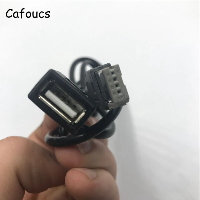 USB коннектор Cafoucs для Peugeot 207 307 308 408 Citroen Sega RD43 RD45 RD9|cd cable|rd45 cablecitroen usb cable |