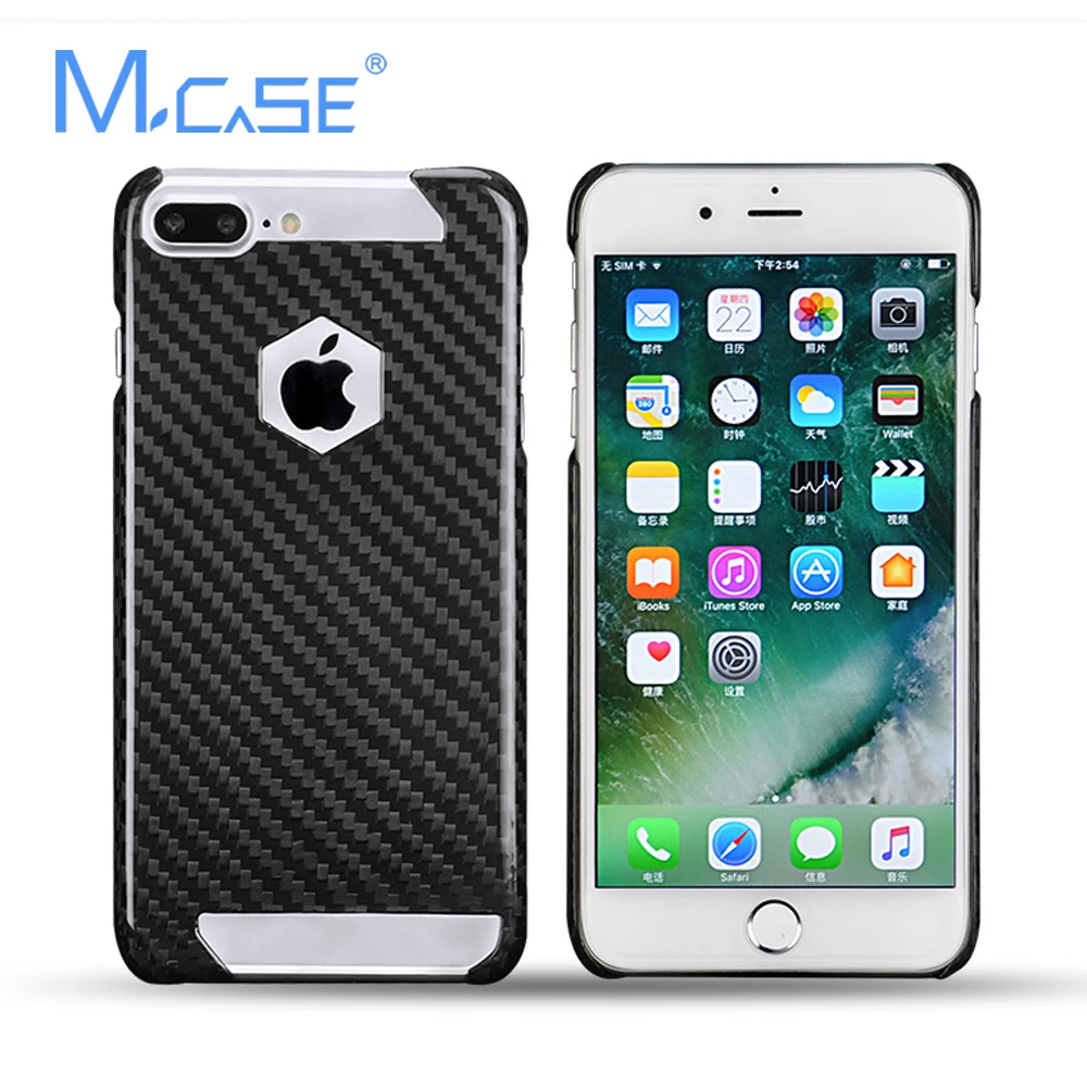 Ультратонкий чехол Mcase 0 7 мм из 100% натурального углеродного волокна для iPhone Plus