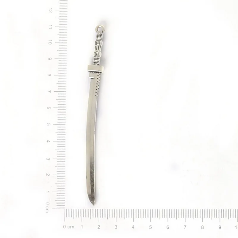 Free Shipping Fashion 108x10mm 10pcs Antique Plated Silver Pendant Sword Charm Jewelry Findings For DIY | Украшения и аксессуары