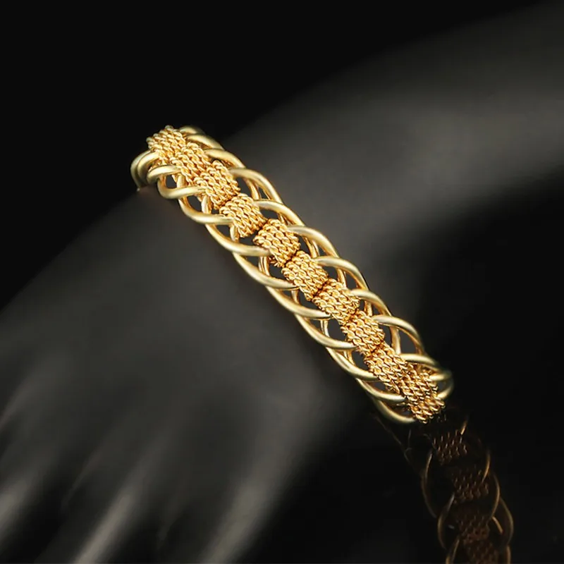 Фото Мужские браслеты золотая цепочка с улиткой и лисохвостом мужские 2018 модные