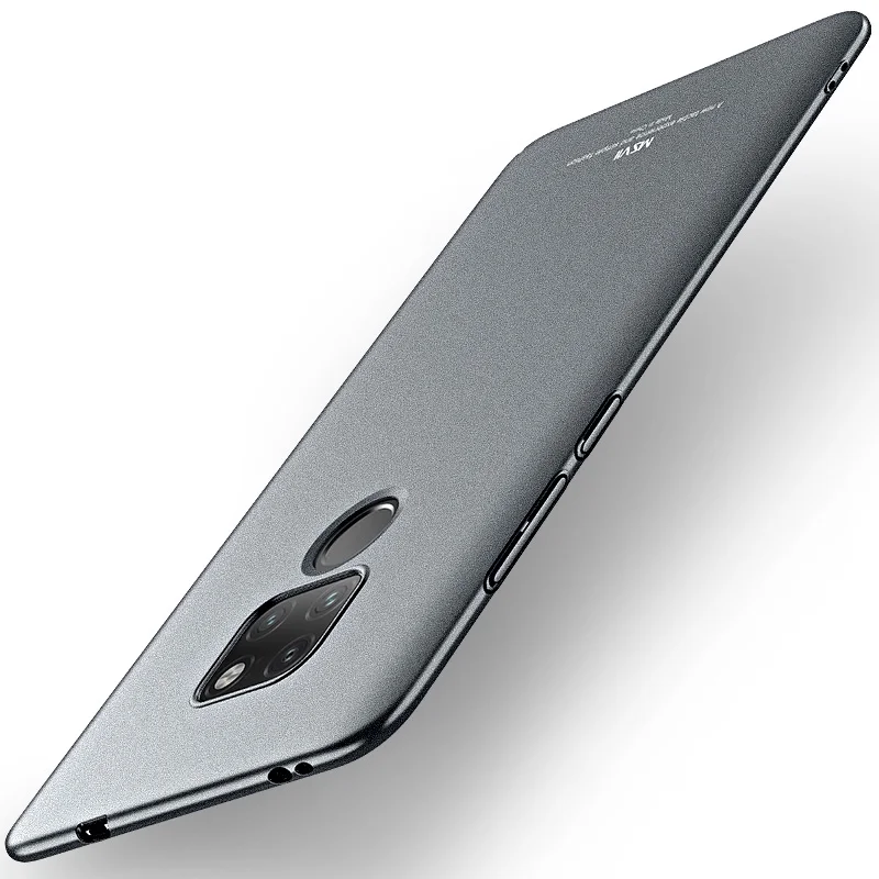 Froseted Grey Чехлы для телефонов huawei mate 20 Pro X Msvii шикарный ультра тонкий жесткий поликарбонатный чехол-крышка для huawei mate 20 X Pro Чехол Корпус - Цвет: Froseted Grey