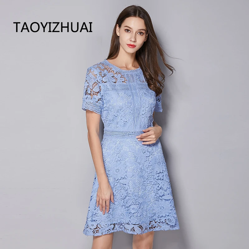 Женское офисное вечернее платье TAOYIZHUAI элегантное ТРАПЕЦИЕВИДНОЕ ПЛАТЬЕ выше
