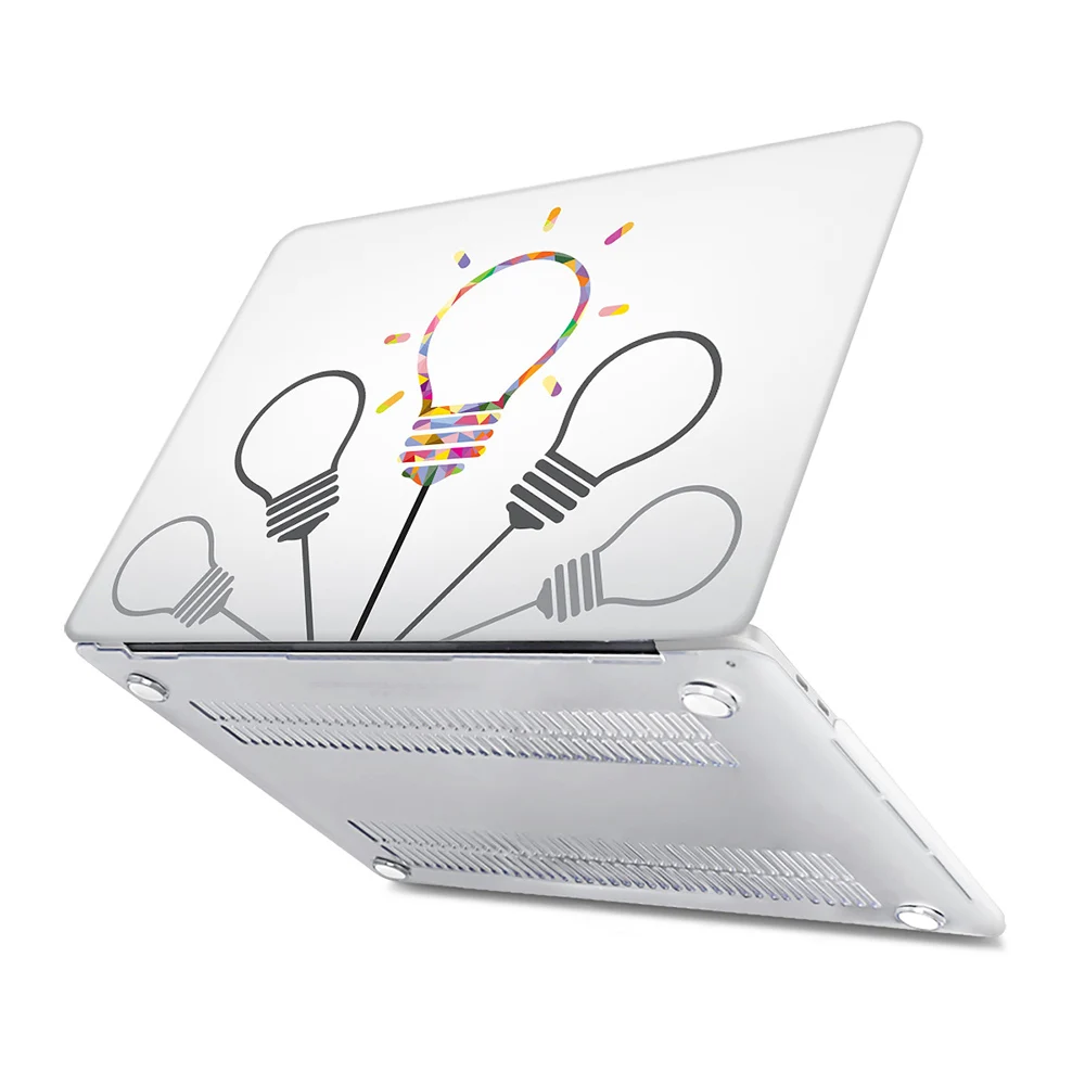 Инновационный жесткий чехол с лампочкой для Macbook Pro 13 15 дюймов A1706 A1707 Touch Bar& retina display Air 11 12 13