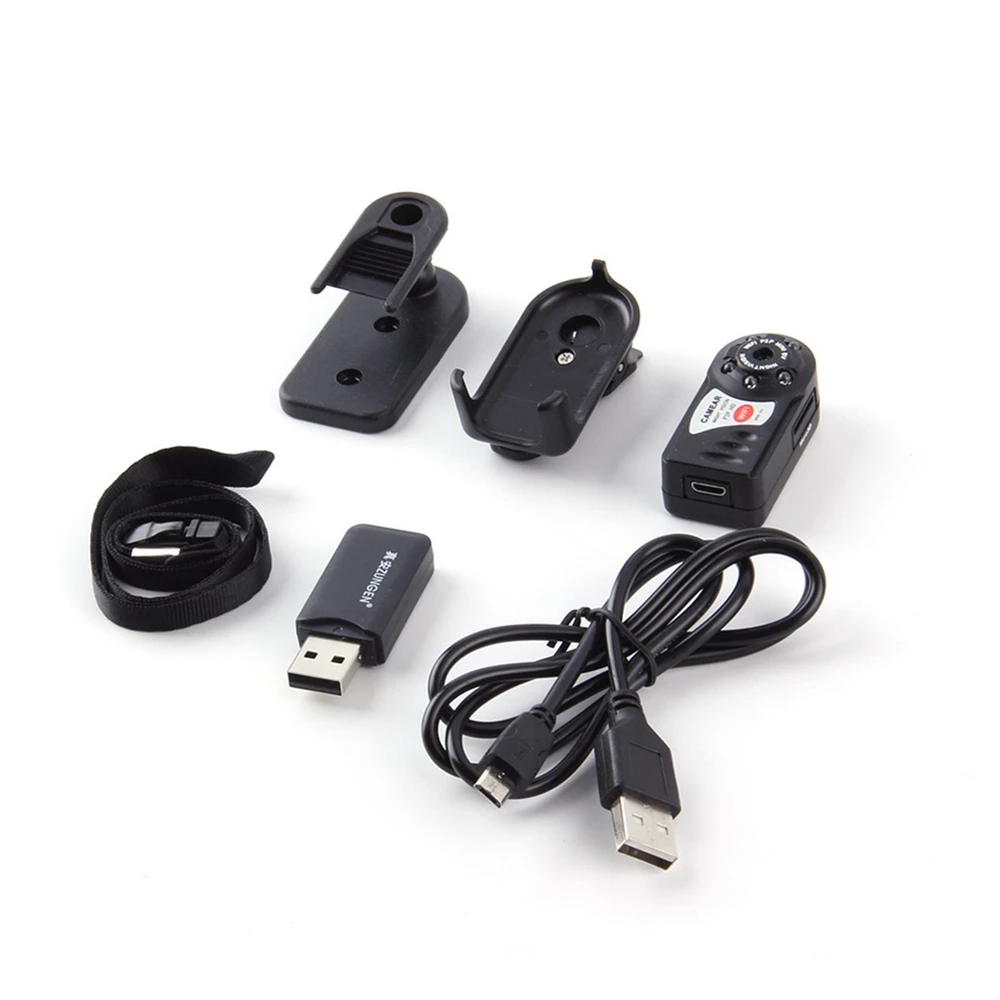 MLLSE Mini Q7 Беспроводная портативная Wi Fi P2P HD DVR камера видеорегистратор видеокамера