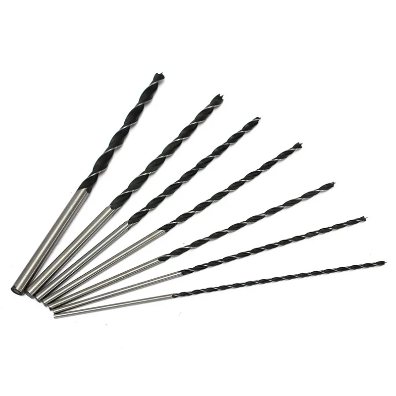 Hand Tools New 7pcs 12 inch High Carbon Steel Carpentry Wood Straight Shank Brad Point Drill Bits Set Boring Extra Lo | Инструменты