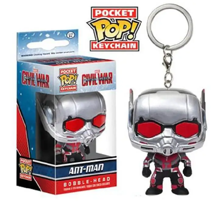 39 FUNKO POP Avengers 4: Endgame капитан чудо-яд Дэдпул брелок с Железным человеком Фигурки игрушки для детей Рождественский подарок - Цвет: 39