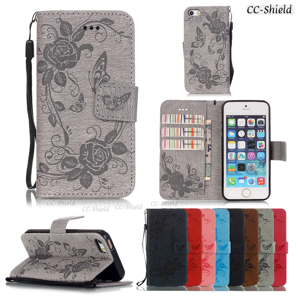 Чехол для Apple iPhone 5S 5 S кожаный чехол i Phone Phone5 Phone5s флип SE E iPhoneSE|for iphone|leather casephone cover |