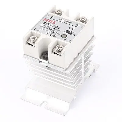 ССР 60A DC-AC 3-32 В 24-380 радиатора твердотельные реле Комплект | Обустройство дома