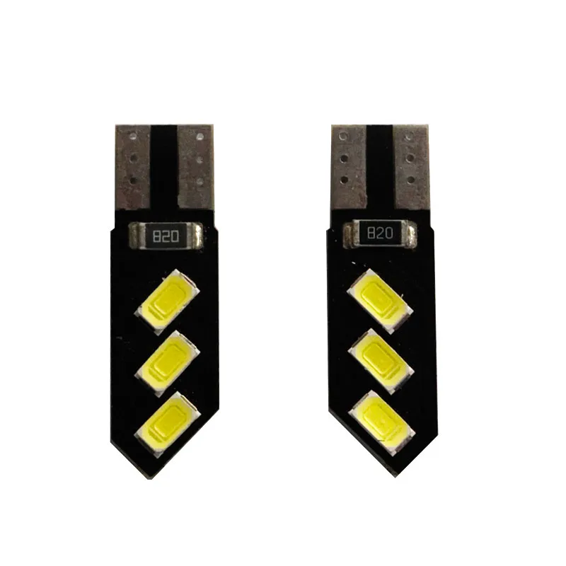 Светодиодсветодиодный лампы T10 W5W 100 194 6 SMD 168 из ПВХ длина 1 Вт 33 мм клин для
