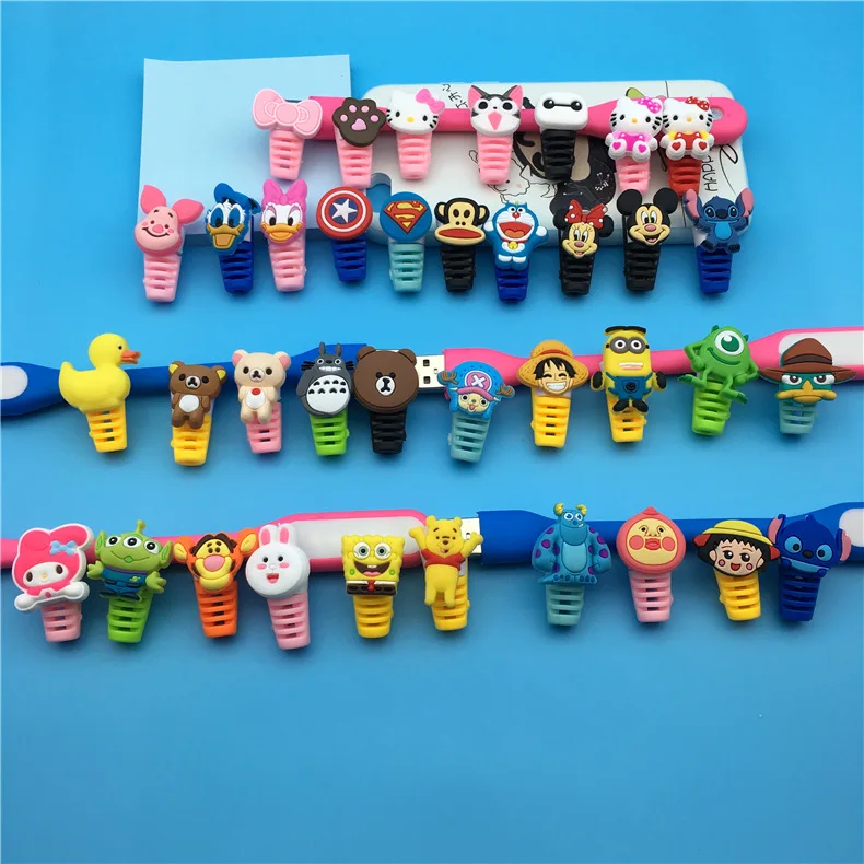 100 шт. usb-кабель для передачи данных защита от взлома защитный рукав зарядки