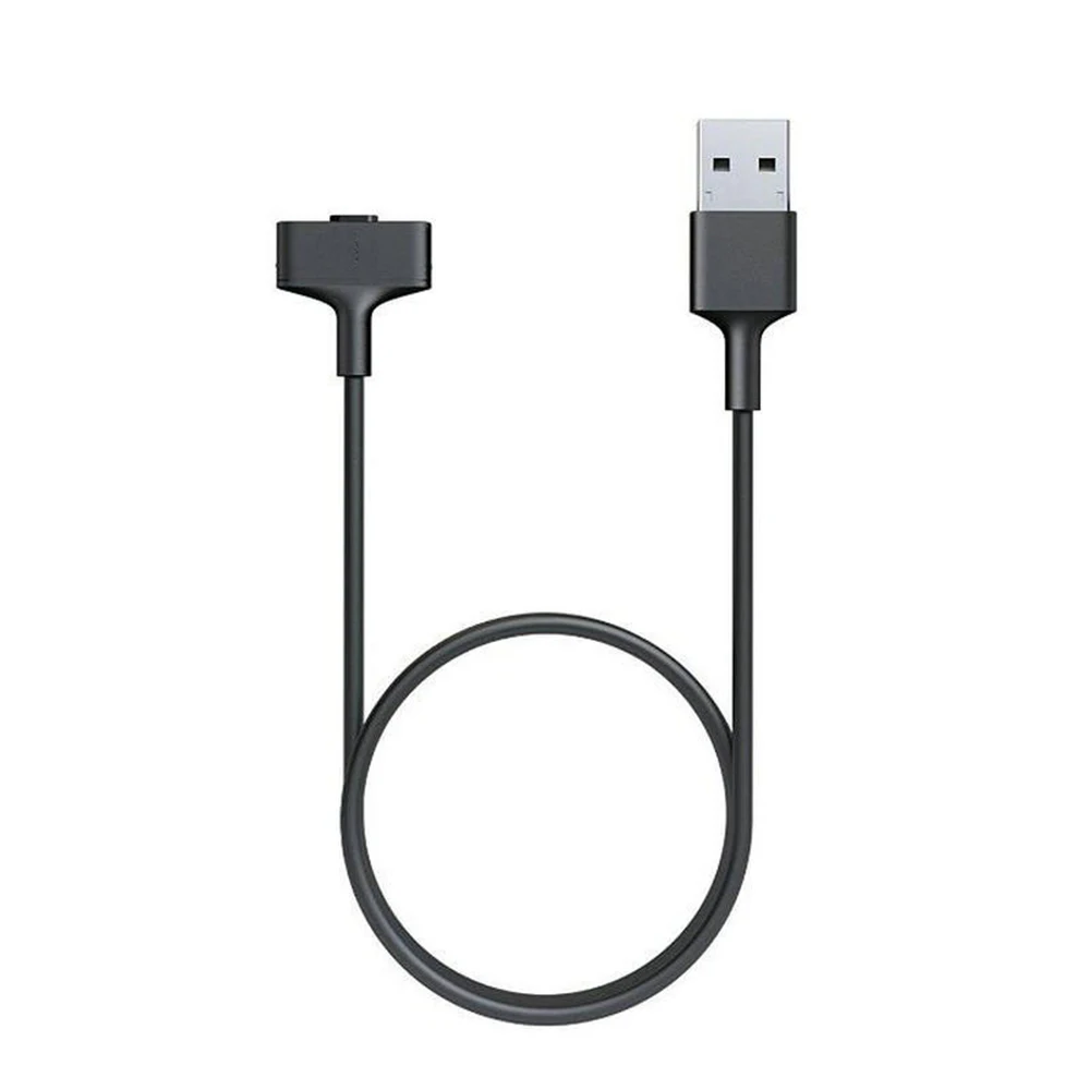 Черный usb кабель для зарядки, кабель для зарядки, сменный шнур для часов, зарядное устройство для Fitbit, ионная зарядка, браслет, браслет, док-адаптер - Цвет: Черный