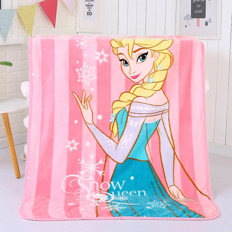 Snow Princess Pink Одеяло с героями мультфильмов «Дисней», «Микки», «Минни», «Холодное сердце», «Эльза», детское одеяло, детское одеяло с кондиционированием, для мальчиков и девочек, подарки - Цвет: Snow Princess Pink