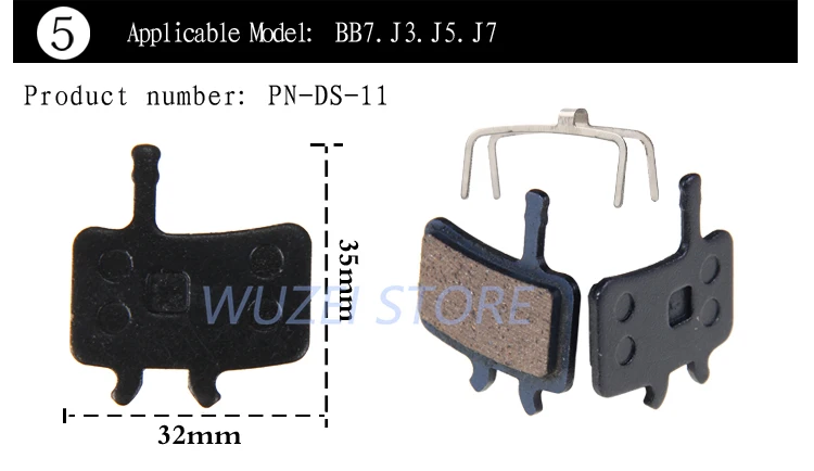 2 пары(4 шт.) Резиновые MTB велосипедные дисковые Тормозные колодки для TEKTRO ZOOM MAGURA BB5 BB7 SHIMANO AVID тормозные Аксессуары Тормозная прокладка