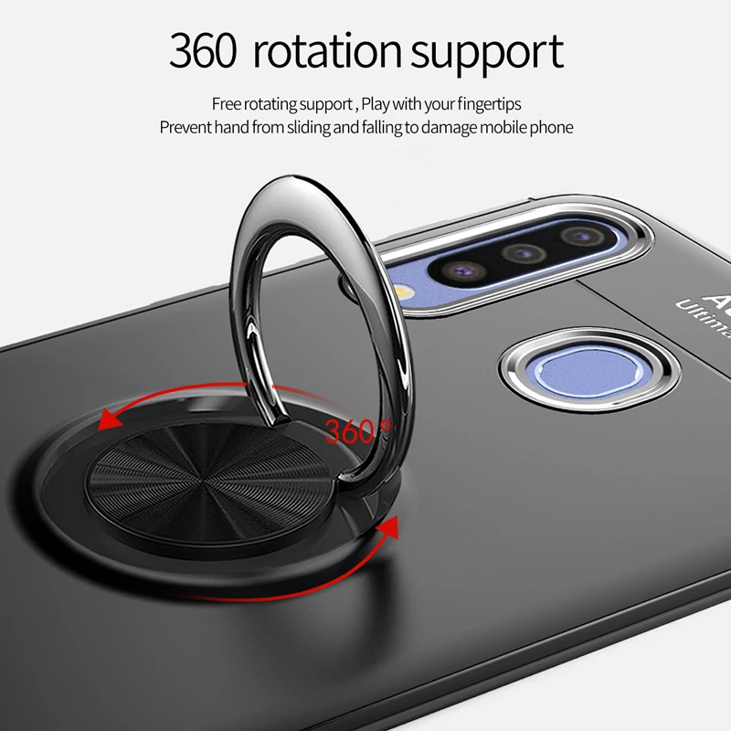 Чехол с кольцом-подставкой для Samsung Galaxy A10 A20 A30 A40 A50 A70 A10S A20S M30S A40S M10 M20 M30 | Мобильные