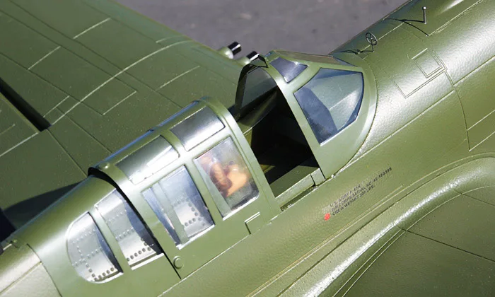 Большой масштаб Пены rc Самолеты P40 ARF Warhawk