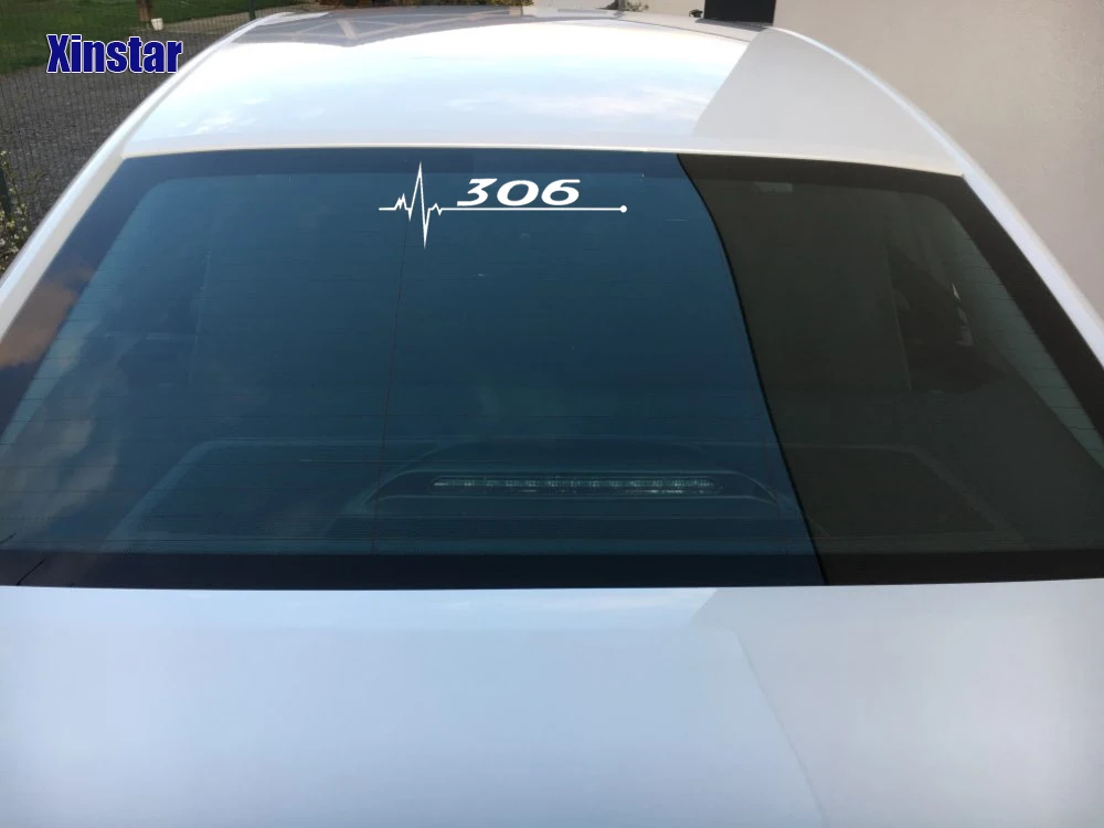 306 Окна автомобиля стикер для peugeot 106 206 208 306 308 508 2008 3008 208 - Название цвета: 306