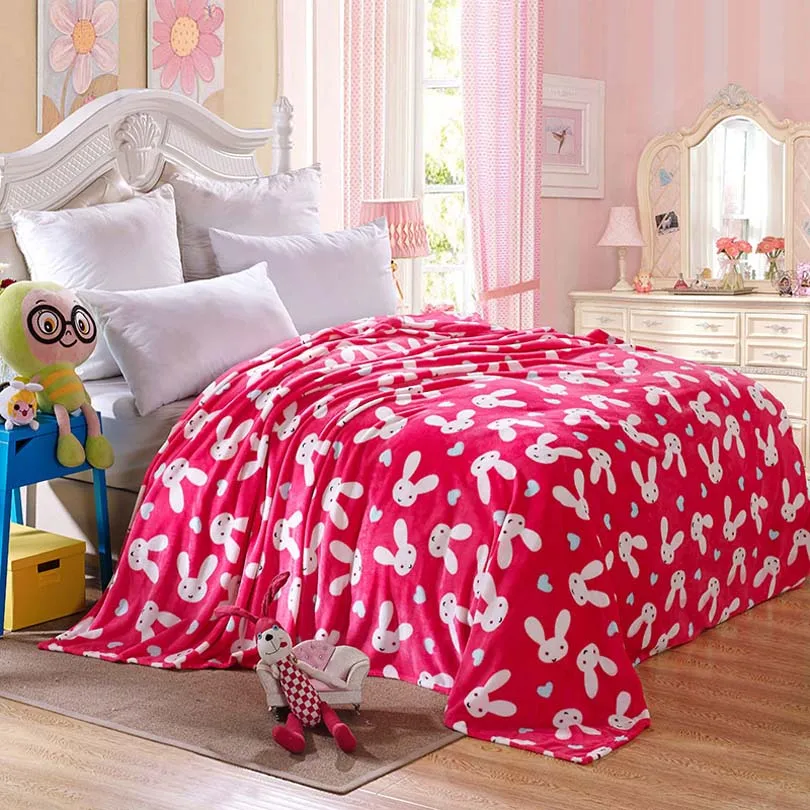 Большой размер плюшевое одеяло очень мягкое фланелевое высокой плотности милое