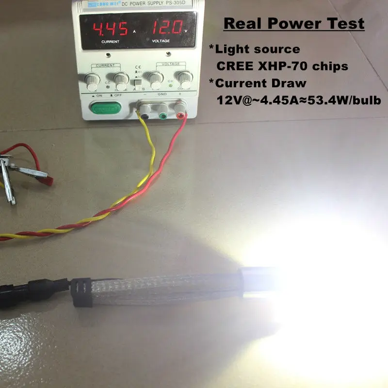 Автомобильные светодиодные лампы Xenplus d2s мощный чип для автомобильных фар 12 в 110