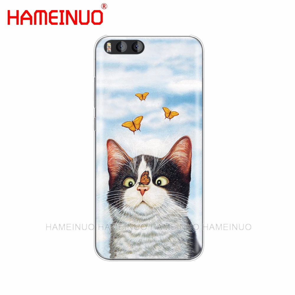 Чехол HAMEINUO с подставкой-бабочкой на кошачьем носу для Xiaomi Mi A1 A2 3 4 5 5S 5C 5X 6 6X 4I 4C NOTE MAX