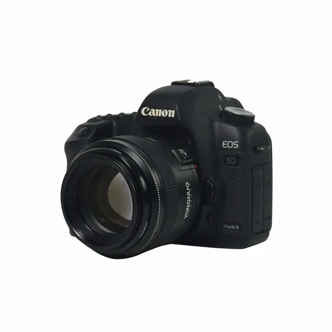 Светодиодная лампа для видеосъемки YONGNUO 85 мм f1.8 Камера бленда для объектива с фиксированным фокусным расстоянием большой апертурой Автофокус для Canon5D 500D 400D 650D 600D 450D 60D 7D