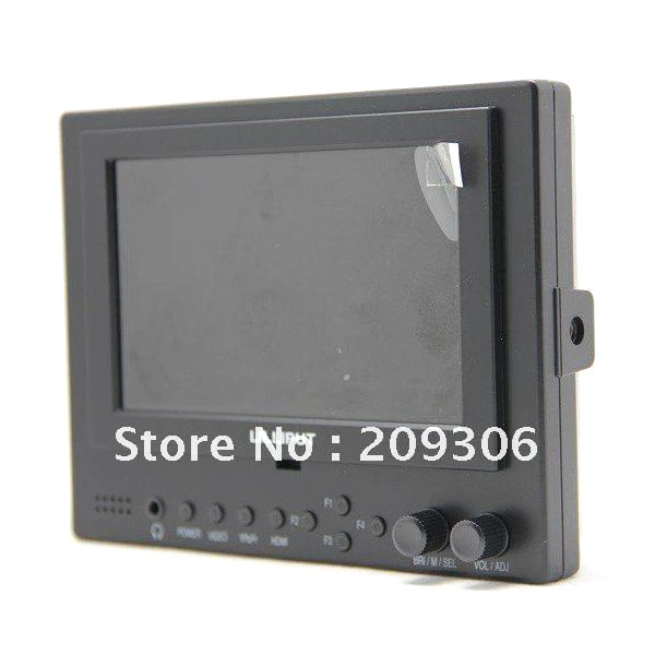 LILLIPUT 569/O/P " TFT светодиодный hdmi-монитор с HDMI YPbPr AV IN OUT расширенные функции для цифровой камеры рекордер