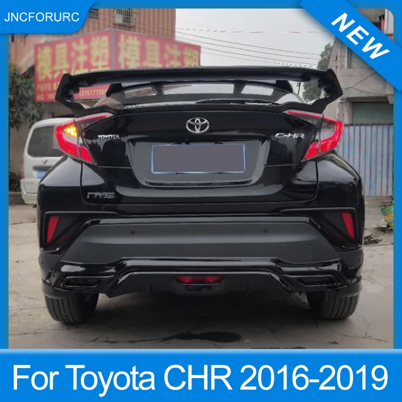 Спойлер для крышки багажника автомобиля Toyota CHR 2016 17 18 19 материал FRP черный белый