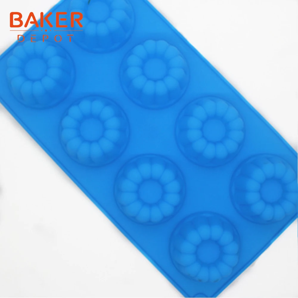 BAKER DEPOT силиконовые формы для пончиков для выпечки тортов пончики для пудинга и желе psatry форма кубик льда мыло шоколадный торт формы для выпечки