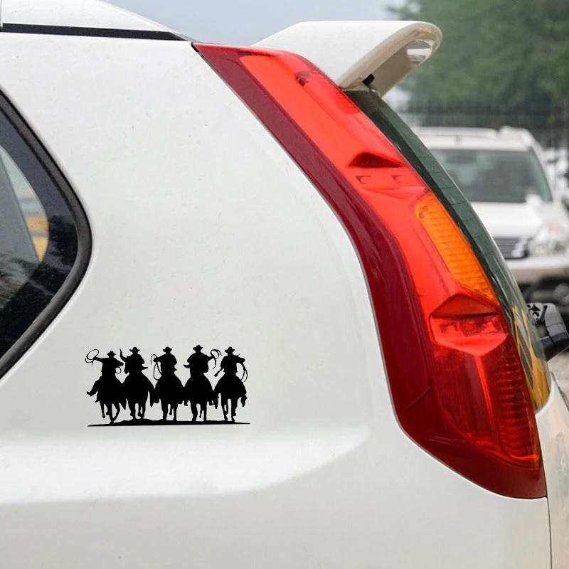 QYPF 15.5*7.6CM Equestrian Sport Decor Car Sticker Silhouette Vinyl Accessories C16-0939 | Автомобили и мотоциклы
