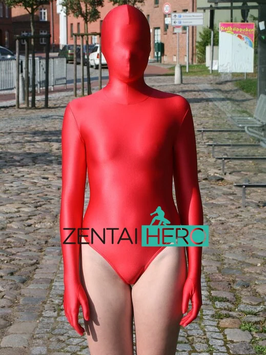 Новое поступление пикантные шокирующие красный лайкра спандекс унисекс