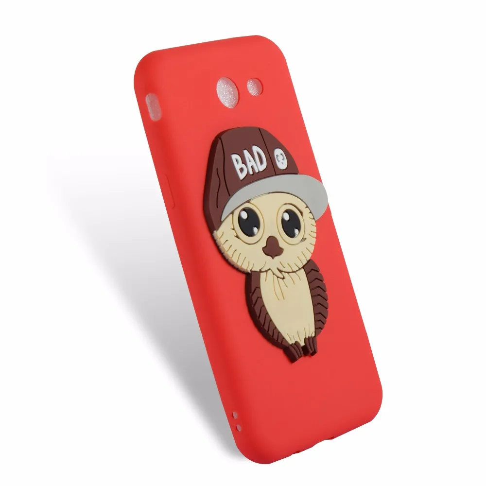 For Samsung Galaxy J3 J5 J7 2017 J320 J520 J720 lovely Owl Anti-Fall Phone Cover Case Silicone Soft Bad Boy Shells |