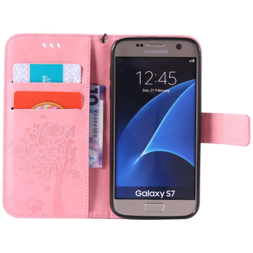 Флип-кейс для Samsung Galaxy S7 S 7 SM G930 G930F G930FD G930U G930R7 G930A чехол телефона кожаный SM-G930f сумка