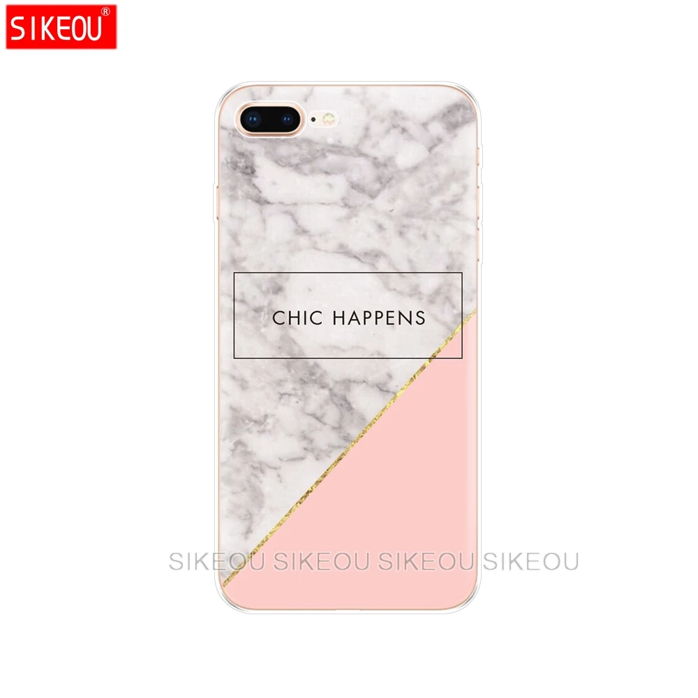 Мягкий силиконовый чехол из ТПУ для IPhone 8 plus задняя крышка ударопрочный