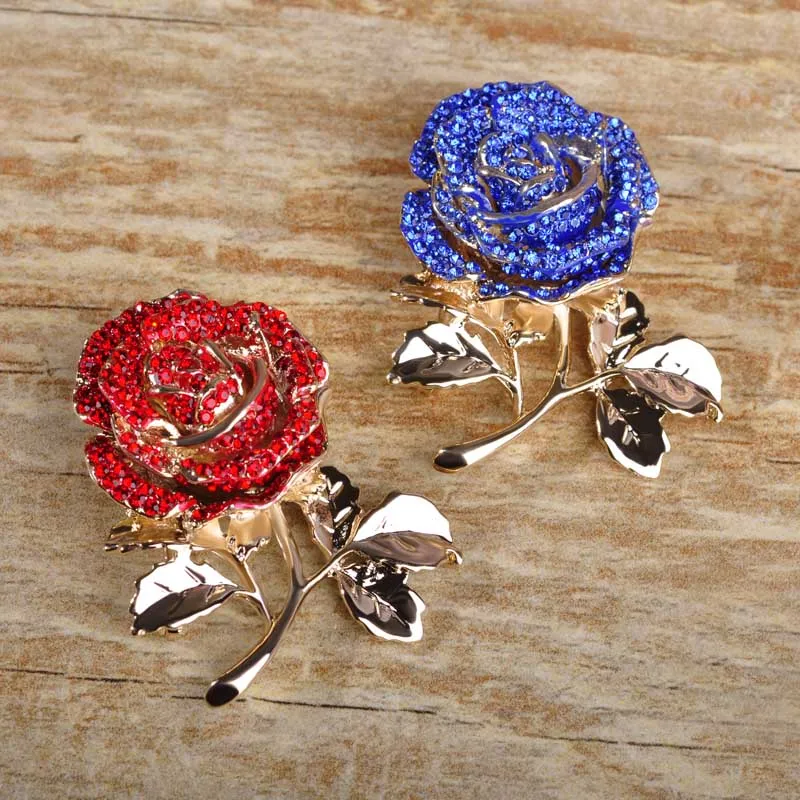 Женская/Мужская брошь значок с кристаллами|flower brooches for women|brooches womenflower brooch |