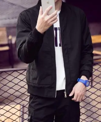 Новая мужская куртка весна осень 2018 модная молодежная повседневная