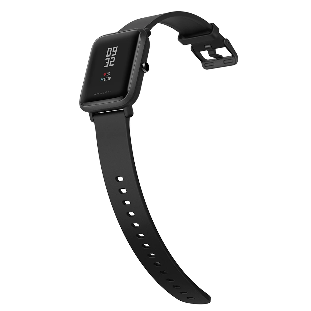 Оригинальные Смарт-часы Amazfit Huami Amazfit Bip, умные часы, Bluetooth 4,0, gps, пульс, 45 дней, батарея, IP68-глобальная версия