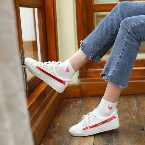 Женские женские милые повседневные хлопковые тренировочные носки до щиколотки с