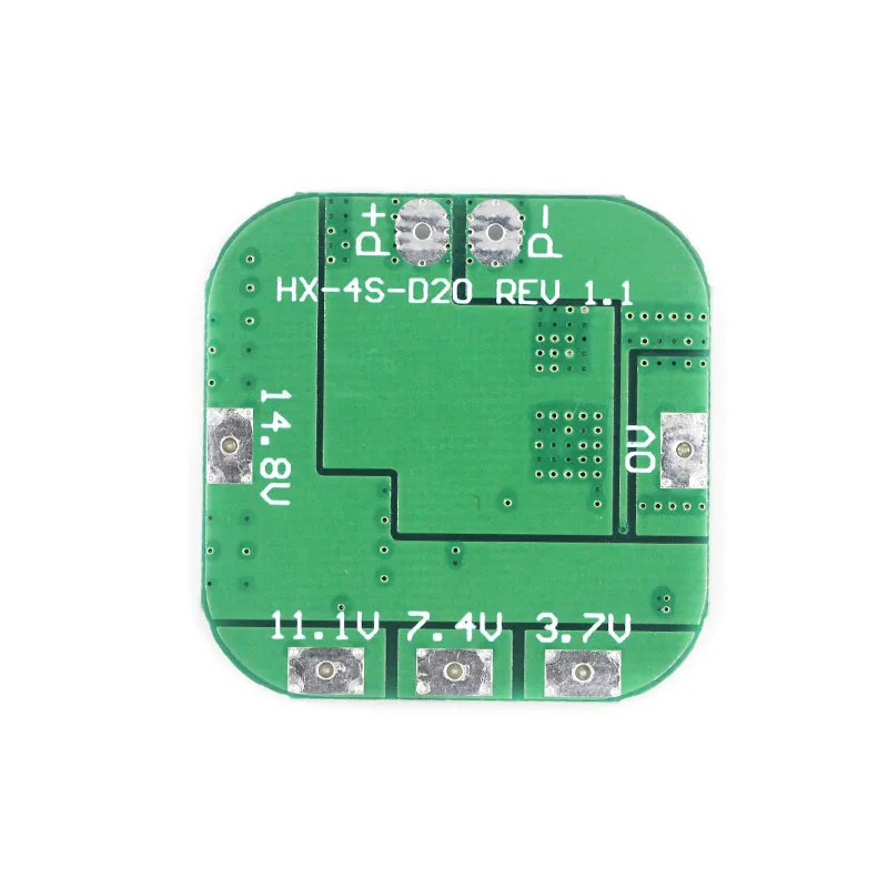 4S 14,8 в/16,8 в 20A пиковая литий-ионная BMS PCM плата защиты батареи bms pcm для литиевых LicoO2 Limn2O4 18650 li батарея