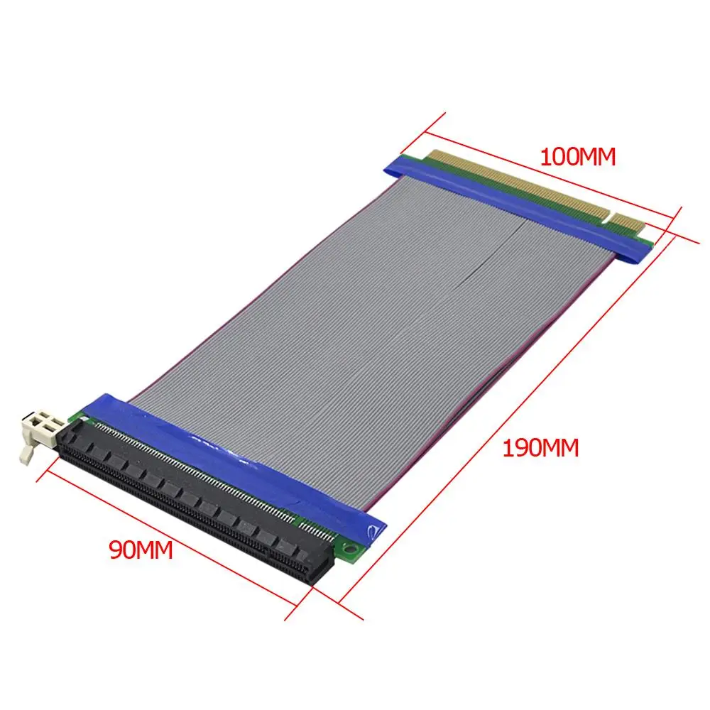 19 см PCI-E riser 16X to адаптер конвертер PCI Express Riser Card удлинитель Гибкий плоский
