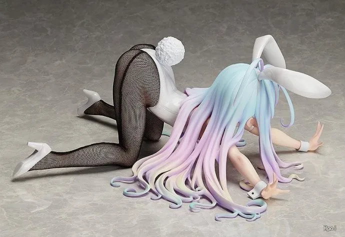 Аниме Нет игры нет жизни фигурку Широ Bunny Girl 1/4 весы сексуальная модель куклы