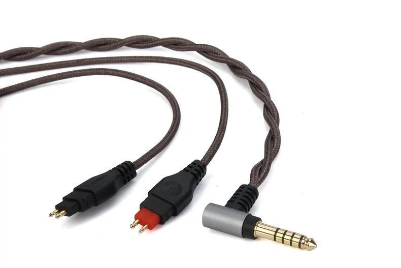 Earmax 4,4 мм кабель для наушников OCC посеребренный HIFI аудио Aux кабель обновления для Sennheiser HD650 HD600 HD580