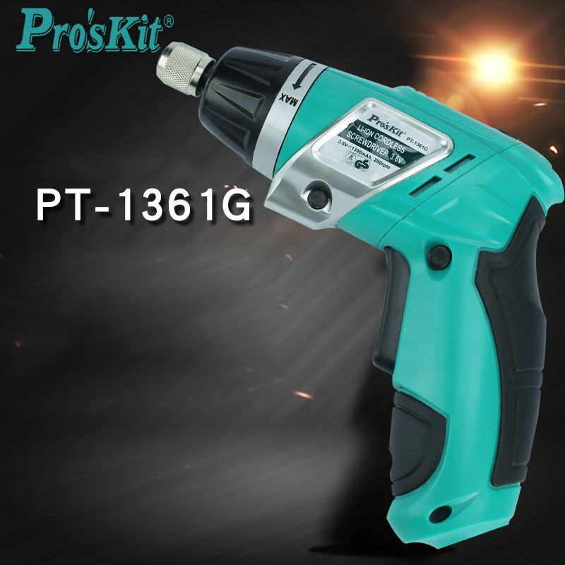 

PT-1361G Lithium Electric Screwdriver Rechargeable Drill Slotted Phillips Cordless Electric Drill Power Tools