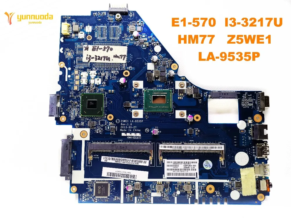 Оригинальная материнская плата для ноутбука ACER E1-570 HM77 Z5WE1, товар прошел проверку, бесплатная доставка