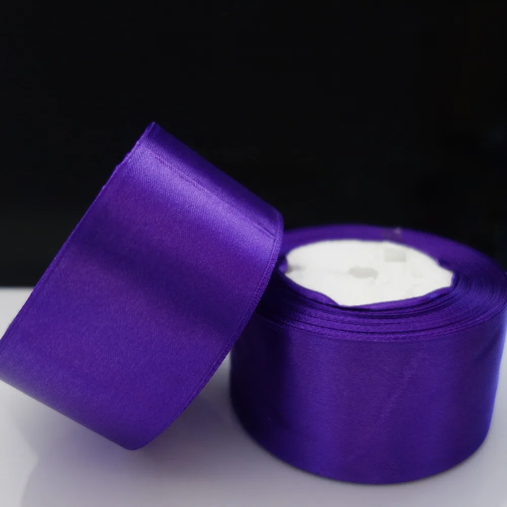 Шелковая атласная лента 25 ярдов 2 дюйма 5 см|25 yard|faced satin ribbonsatin ribbon |