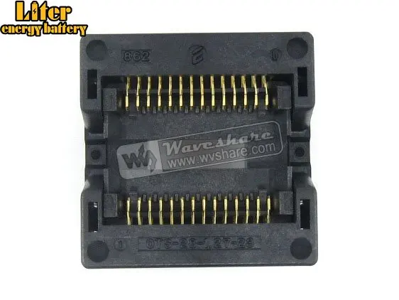 SOP28 SO28 SOIC28 Enplas OTS 28 1.27 23 IC тестовый Адаптер для программирования|Демонстрационные