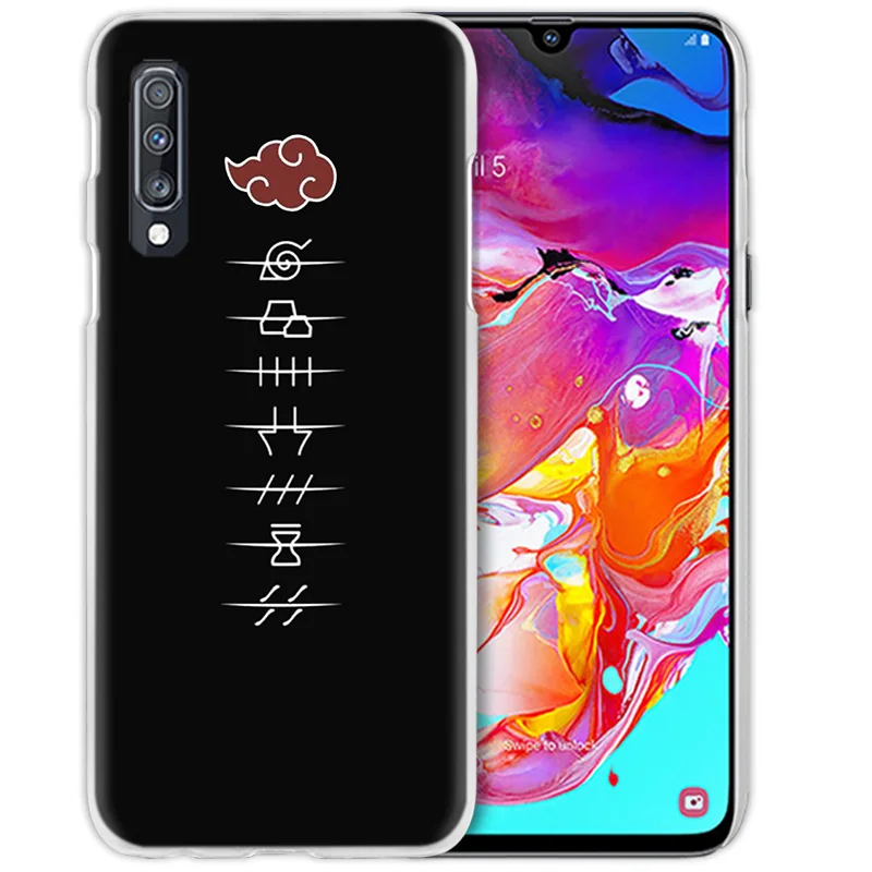 Героя аниме «Наруто Dragon Ball Z чехол для samsung Galaxy A50 A70 A80 A20e A60 A40 A30 A20 A10 A8 A6 плюс A9 A7 жесткий чехол для телефона из поликарбоната с Coque