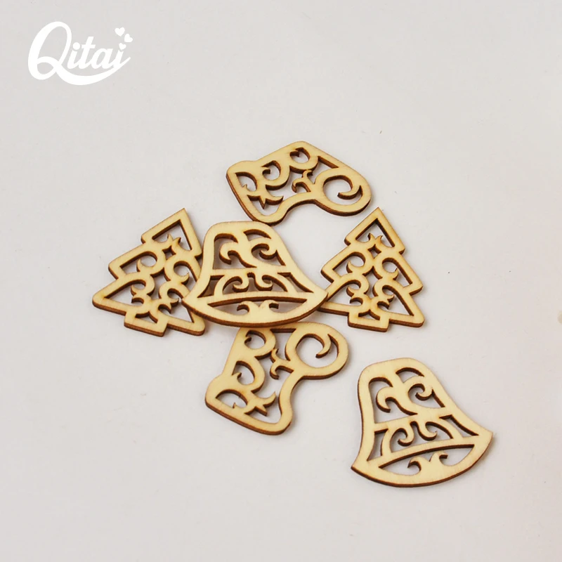 QITAI 72 шт./лот деревянная цветная фоторамка для скрапбукинга и рукоделия оптом