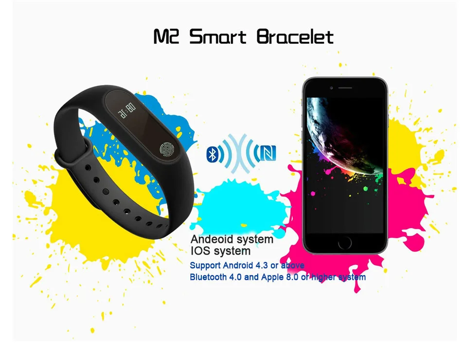 ACCEZZ Смарт часы браслет Bluetooth для IOS iPhone счетчик шагов кровяное давление монитор сердечного ритма водонепроницаемые браслеты