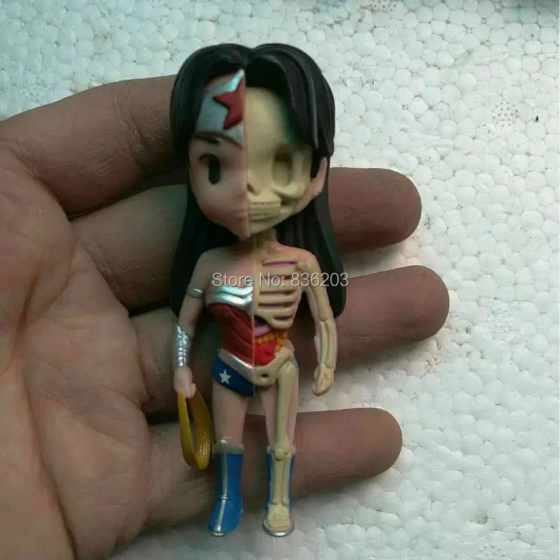 4D master vision wonder woman XXRAY Mighty Jaxx забавная Анатомия медицинский Джейсон Фрини Скелет